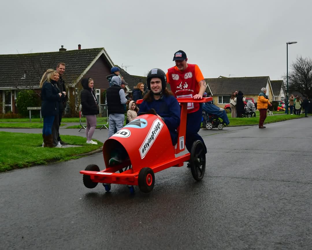 #FlyingFridge pram at full speed